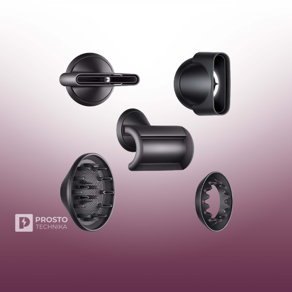 Фен Dyson Supersonic HD08, Bright nickel/Fuchsia